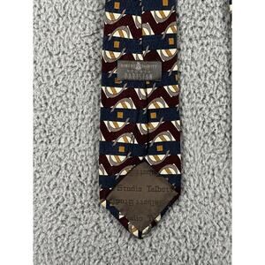 Robert Talbott Neck Tie Geometric‎ Hand Sewn Finest Silk Made In USA